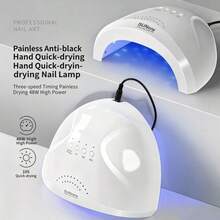 LUYAO SUNone LED Nail Lamp, Gel Nail Polish UV Drying Light, 3-Level Timer, White - White - View 9