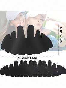 3pcs Baseball Cap Sweatband, Suitable For Sports Caps, Wide Brim Hats And Outdoor Hard Hats, Adjustable Headband, Easy To Install - Multicolor - View 6