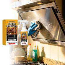 300ML Kitchen Degreaser Spray Heavy Duty Grease Killer, Quickly Remove Burnt Cooking Oil Grime & Stubborn Stains, Multipurpose Cleaning Spray For Range Hood Stove Oven Microwave Tile Kitchen Surface - Liquid - View 2