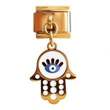 1/5/10 buc. brățară italiană din seria Evil Eye, design modular pentru confecționarea de bijuterii DIY, brățară, brățară de tobărie și alte accesorii rafinate cu pandant, cadou pentru prieteni, potrivit pentru bărbați și femei, cadou pentru soră, cadou pentru femei, perfect pentru purtare zilnică și stilizare - Multicolor - Vizualizare 21