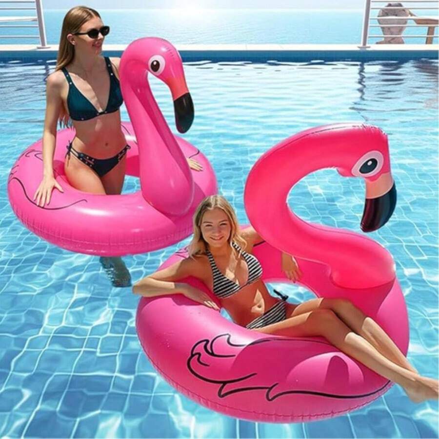 Firebird Floating Inflatable Swim Ring Adult Ride-On Water Float - Multicolor - View 1