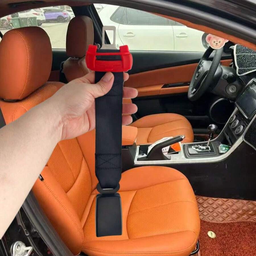 TRTY 1件新款升級版汽車安全帶延長器，肩帶延長轉接頭，腹部保護織帶延長配件，前排與後排安全帶轉接器，總長36CM/14.17英吋，適用於大多數車輛、大碼人士、越野車、卡車、轎車、船隻、露營車等，汽車座椅配件，亦是理想的節日與生日禮物