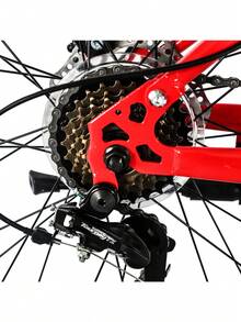 CamPingSurvivals 26in Land Rover  TX30 High Carbon Steel 100kg 21 Speed ​​Red Black Mountain Bike - as Pic - View 7