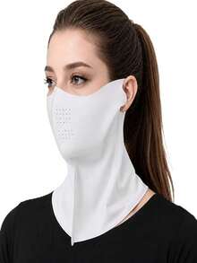 1pcsSummer Cooling Neck Gaiter Face Mask For Women, UPF 50+ UV Protection, Breathable Ice Silk Sun Protection Mask - Ice Silk Sun Protection Face Mask - View 10