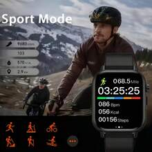 1.83-Inch Full-Screen Touchscreen Smartwatch Suitable For Both Men And Women. It Features Call Functionality, A Pedometer, Multiple Sports Modes, Bluetooth Calling , Notifications For Android &IOS Phones. Christmas Gift For My Husband And Children - View 11