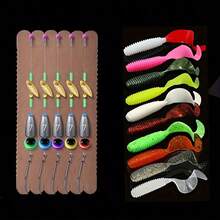 ANFS 15pcs Premium Jig Head Wide Belly Crank Hook Set, Fishing Hook Set-Suitable Fishing Gear Essential Fishing Gear Finished Set - Multicolor - View 4