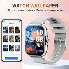 Reloj Inteligente, Llamadas/Marcación Inalámbrica, Múltiples Modos Deportivos, Recordatorio y Rechazo de Llamadas Entrantes, Notificación de SMS, Fondo de Pantalla Personalizable, Compatible con Sistemas IOS/Android - Multicolor - Ver 5