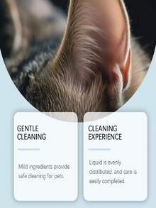 Pet Ear Drops For Cats And Dogs, Gentle Ear Canal Cleaner And Nourishing Ear Care Drops - Multicolor - View 2