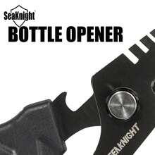Tijeras de Pesca SeaKnight con Funda - Tijeras de Acero Inoxidable Recubiertas de Titanio - Tijeras Pinzas de Pesca Multifunción - Negro - Ver 7