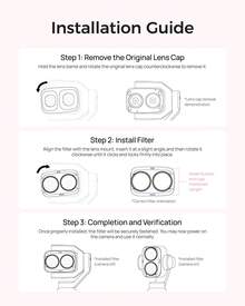 TELESIN CPL VND Cool Rose Magnetic Lens Filter Kit For OSMO Pocket 4P Enhances Color Contrast Adjustable Filter Frame Set For Pocket 4P Accessories - View 9