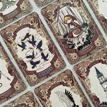 44張童話風格 Lenormand 全套夢幻主題占卜卡，塔羅替代收藏版，靈性探索桌上遊戲卡 - 彩色 - 查看 4