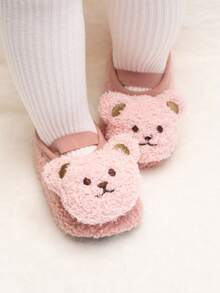 1 Pair Kids Boat Leg Warmers, Plush Thickened Baby Bear Leg Warmers, Cute Soft Leg Warmers, Comfortable Skin-Friendly Breathable For Home And Daily Wear - Multicolor - View 2