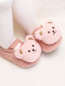 1 Pair Kids Boat Leg Warmers, Plush Thickened Baby Bear Leg Warmers, Cute Soft Leg Warmers, Comfortable Skin-Friendly Breathable For Home And Daily Wear - Multicolor - View 7