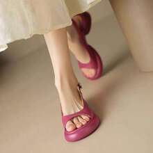 Women Platforms & Wedge Sandals - Hot Pink - View 5