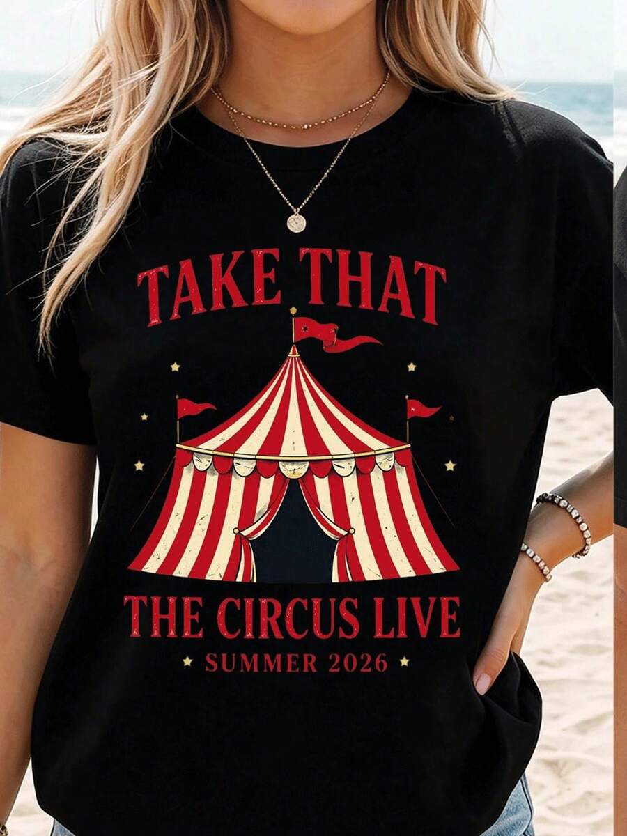 Women T-Shirts - 黑色 - 查看 1