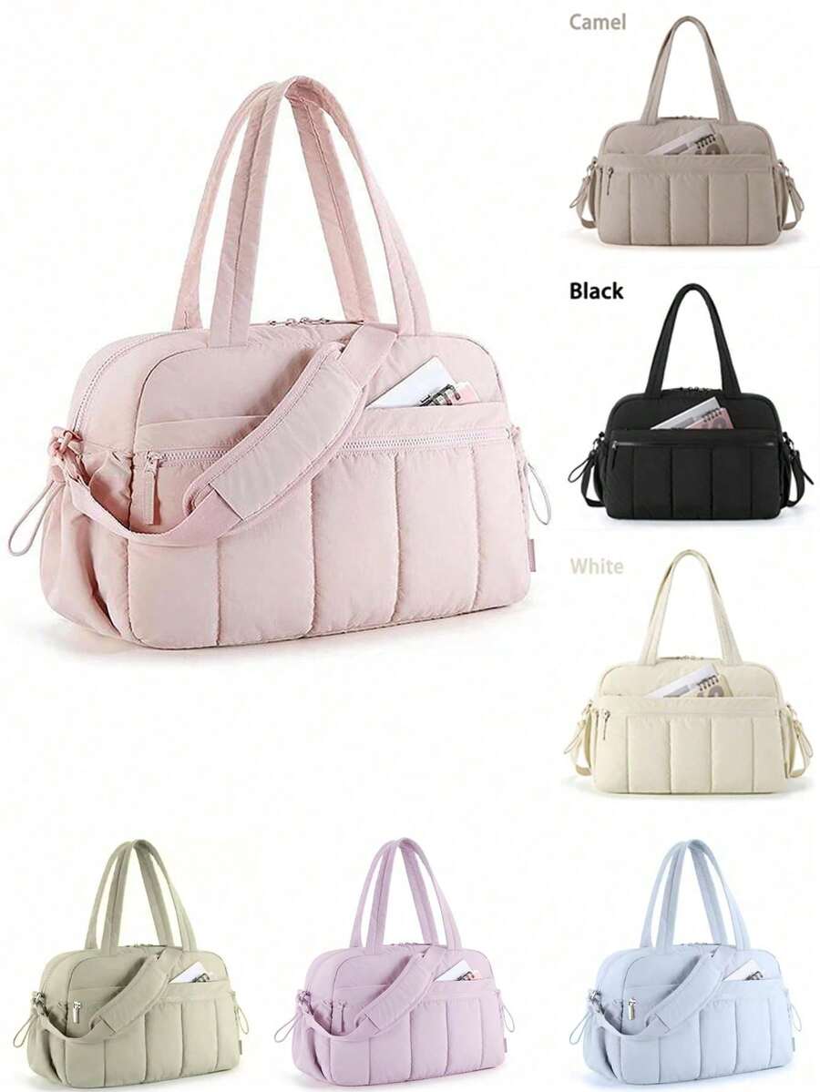 Large Capacity Travel Bag, New Short Trip Lightweight Luggage Organizer, Portable Makeup Bag, Travel Toiletry Bag, Travel Luggage Bag, Sports Fitness Bag, Multi-Compartment Lightweight Handbag, Campus Essentials, College Dorm Essentials
