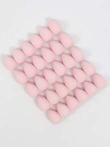 10/20/30/50/100pcs Mini Makeup Sponges, Suitable For Liquid, Cream And Powder Foundation, Latex-Free Makeup Sponge Applicator, Suitable For All Skin Types, Makeup, Cheap, Room Decor, Vanity, Travel, Bedroom, Makeup Accessories, Powder Puff, Makeup Blender, Powder Puff - Multicolor - View 3