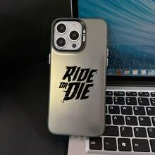 [24h Shipping From DE/FR/ES]Creative Black Letter RIDE 7/8 Plus Anti-Drop Soft Case, Minimalist Premium Air Cushion Compatible With IPhone 14 Pro Max, Apple 13 Phone Case, Couple XS Max New 12 Pro Anti-Drop XR Matte 11 Unisex 13 Full Cover 15 PRO Soft Case 15 Protective Coverthe Perfect Present - 1pcs - View 6