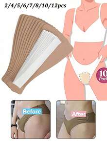 2/4/6/10pcs Set Hidden Gaff Kit | All Day Concealment Suitable For Transgender, And Transfeminine | Alternative To Binding - Multicolor - View 1