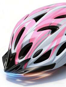 1 Buah Helm Sepeda Dewasa Unisex, Sangat Ringan, Lingkar Kepala Dapat Diatur, Visor Angin yang Dapat Dilepas, Bantalan Dalam Busa EPS Lembut, Desain Ventilasi Bernapas untuk Sepeda Gunung, Sepeda Jalan Raya & Olahraga Luar Ruangan - MultiWarna - View 4