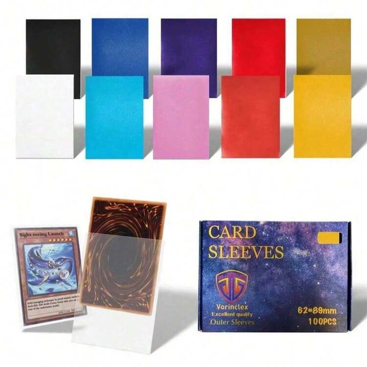 vorinclex card sleeves 50 PCS Holographic Anime Sleeves, 63mm x 90mm, Japanese Size, Polypropylene (PP) Material, Trading Card Toys Legendary Creature Phyrexian Praetor Vorinclex 100 PCS 66*91mm Frosted