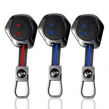 鋅合金矽膠遙控車鑰匙保護套 適用於 Suzuki Vitara Swift Jimny SX4 Classic S-Presso Liana Celerio Ciaz Ignis，高級防刮全方位保護殼，精確開孔，時尚汽車內飾鑰匙配件 - A - 查看 1