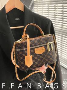 Niche Design Elegant Vintage Bucket Bag 2026 Spring New Korean Style Fashion Minimalist Shoulder Crossbody Bag - Brown - View 1
