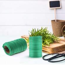 130 Feet Green Soft Twist Plant Tie With 2.5mm Diameter, Garden Ties For Supporting Climbing Plants, Vegetables And Flowers - Green - View 6
