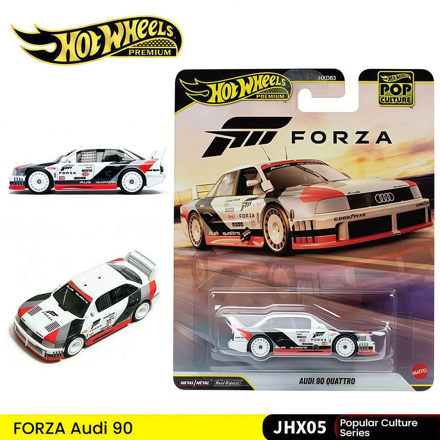 Hot Wheels Die-Cast Model Car Alloy Small Sports Car Car Culture Gold Label Audi 90 - Multicolor - View 1