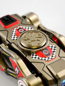 Creative Spin-To-Expand Finger Gyro – Centrifugal Mecha Decompression Fidget Toy, Dynamic Transforming Armor-Bursting Spinner For Teens Adults, Cool EDC Desk Gadget, Unique Birthday Gift For Him - Multicolor - View 5