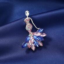 1pc Mermaid Brooch, Premium Creative Anti-Exposure Fixing Pin, Versatile Clothing Accessory - Mermaid Brooch - View 7