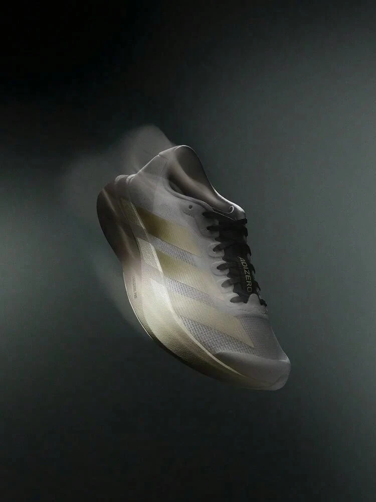 Adidas 女款 ADIZERO EVO SL 競賽美學馬拉松跑步鞋 KI4794 - 香檳色 - 查看 1