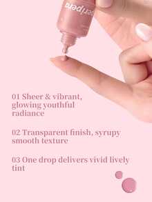 PERIPERA Syrupy Tok Cheek #02 Milky Lavender 1瓶 9g，冷調露水感薰衣草多功能液體腮紅，不卡粉，適合冷色調與橄欖色肌膚的日常冷調妝容 - 002 葡萄牛奶配方 - 查看 2