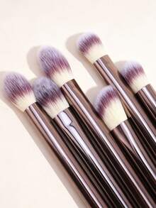 12Pcs Professional Makeup Brush Set, Soft Fluffy Synthetic Brushes For Powder Blush Concealer Eyeshadow Full Face Make Up Tools - Multicolor - View 7