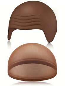 Bald Head Cosplay Accessory Set, Includes Latex Bald Cap And Nylon Wig Cap, Suitable For Halloween, Christmas, Carnival, April Fool's Day Party - View 14