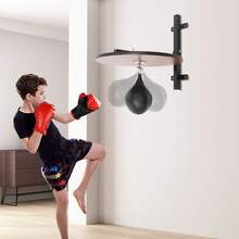 YUNRUX Plataforma para saco de velocidad, conjunto de plataforma para saco de velocidad, dispositivo de entrenamiento de boxeo de alto rendimiento con pelota de boxeo. - A - Ver 11