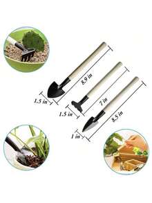 Gardening Tool Set, Mini Gardening Tools, Garden Plant Mat, Gardening Set With Bag, Succulent Plant Tool Set, Bonsai Tool Set - Gardening Tool Set - View 3