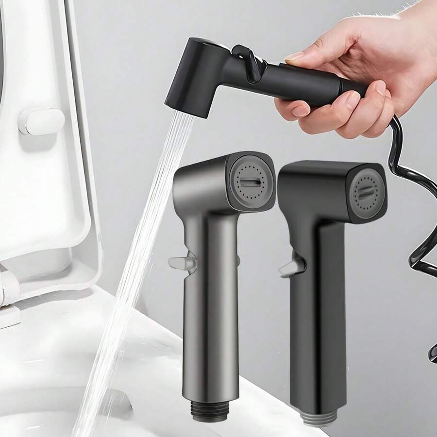 Tatukiko Handheld Portable Bidet Sprayer, Bathroom Spray Head For Toilet, Adjustable Water Pressure, ABS Material Head, Lightweight Design, Suitable For Women's Care And Pet Washing - Spray Gun - View 1