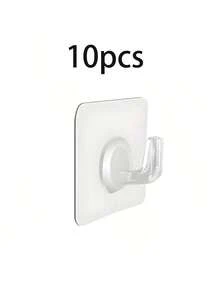 Móc treo tường dán keo trong suốt sáng tạo, giá treo dán bền bỉ, phù hợp dùng cho phòng tắm và treo quần áo - Nhiều màu - Xem 12