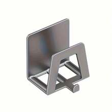 2 piezas Ganchos de pared de acero inoxidable, instalación fácil, almacenamiento multifuncional, adecuado para cocina, dormitorio, baño, ganchos prácticos modernos, respaldo adhesivo fuerte - Varios estilos y colores - Ver 7