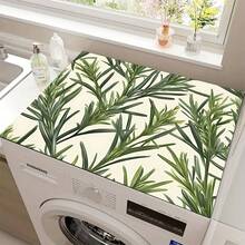 1件裝綠色植物廚房餐具瀝水墊，咖啡吧墊、爐灶墊、瀝水墊，咖啡機軟底矽藻土瀝水墊 - 彩色 - 查看 11