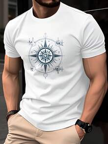 Men Outdoor Tees & Tanks - White - View 1