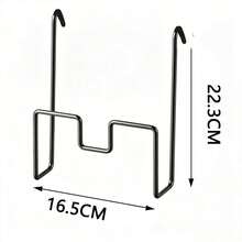 1 pieza Escurridor de platos, Escurridor de platos ahorrador de espacio, Escurridor de platos para encimera de cocina, Escurridor de platos de acero inoxidable con soporte para utensilios, Adecuado para cuencos, platos, cuchillos, cucharas y tenedores - Negro - Ver 12