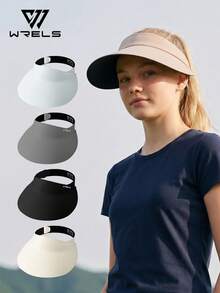 1pc WRELS Outdoor Cycling Hat, Bicycle Accessory, Essential For Fishing And Cycling, Windproof And Sun Protection, Wide Brim Foldable Design - Multicolor - View 1