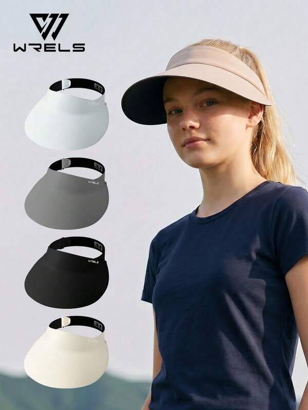 1pc WRELS Cooling Sun Hat, Essential For Outdoor Cycling, UV Protection, Lightweight Wide Brim, Suitable For Hiking, Vacation, Trekking, Travel And Camping