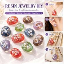 1pc Asymmetrical Earring Stud Pendant Keychain Silicone Mold, Epoxy Resin Casting Mold, Suitable For Jewelry Accessories, Keychain, Pendant Making, Perfect For Handmade Crafts, Easy Demolding And Reusable - Silicone Mold - View 3