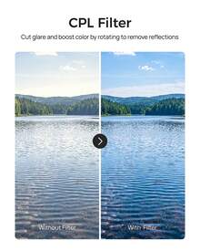TELESIN CPL VND Cool Rose Magnetic Lens Filter Kit For OSMO Pocket 4P Enhances Color Contrast Adjustable Filter Frame Set For Pocket 4P Accessories - View 5