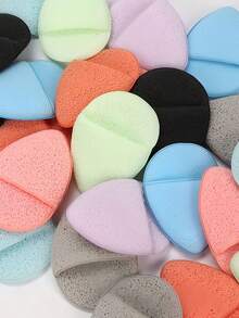 Water-Activated Soft Facial Cleansing Sponge Multifunctional Grip Facial Cleansing Sponge For Women Breathable Reusable Facial Sponge For Nighttime Routine Daily Face Wash Spa And Travel Makeup Skincare Tools Bathroom Travel Essentials - Multicolor - View 2