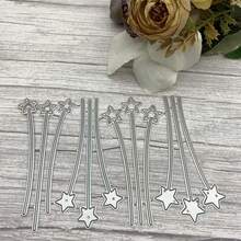 DIY Star-Shaped Metal Cutting And Embossing Template Tool For DIY Scrapbooking, Cardmaking, And Photo Album Craft Decoration - Silver - View 7