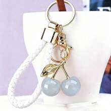 Cute Cherry Keychain, Car Key Organizer Pendant, Luxury Car Accessory Gift - A - View 4